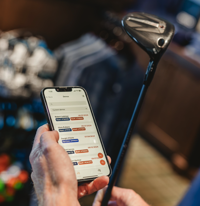 Demo Club Phone Golf Shop App